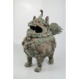 A Chinese censor in the form of a dog of fo.