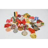 A selection of World medals to include Polish and Russian examples.