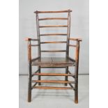 A Welsh chair, early 19th century. [Provenance: Derbyshire collector]