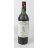 Chateau Marquis de Terme Margaux Grand Cru Classe 1985.