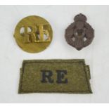 Two military badges and insignia. [Being sold for charitable causes by Bargain Hunt, Market