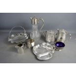 A group of silver plate ware to include Mappin & Webb.