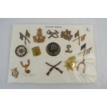 A group of military insignia, 15 items in total.