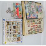 A selection of worldwide stamps, including 25 Versch Switzerland, 200, and others.
