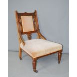 A small bedroom chair.