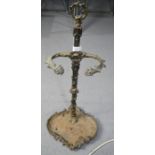 A Victorian cast iron umbrella / stick stand.