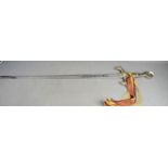 A Chinese steel sword, used for Pagan ritual.