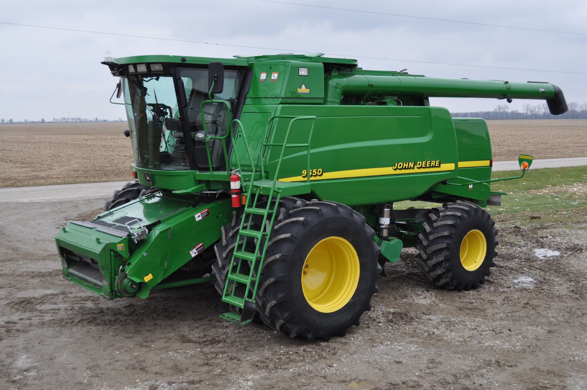 John Deere 9650 combine, 710/70 R 38 duals, 28L-26 rears, 4x4, bin ext, Raven auto steer, Contour - Image 35 of 49