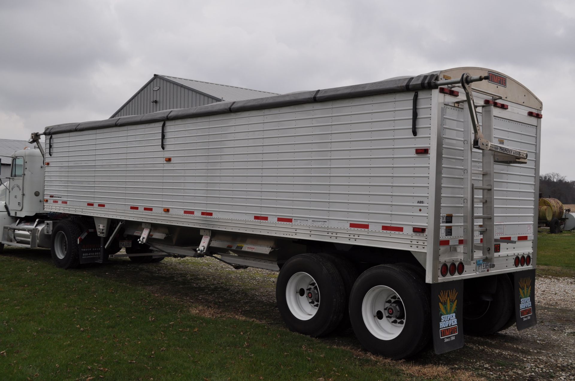 2017 33’ Timpte Super Hopper trailer, auto roll-tarp, air ride, 72” sides - Image 12 of 12