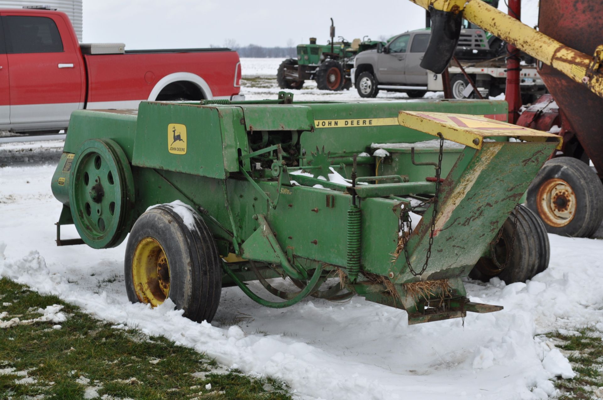 John Deere 346 hay baler, twine tie - Image 3 of 8