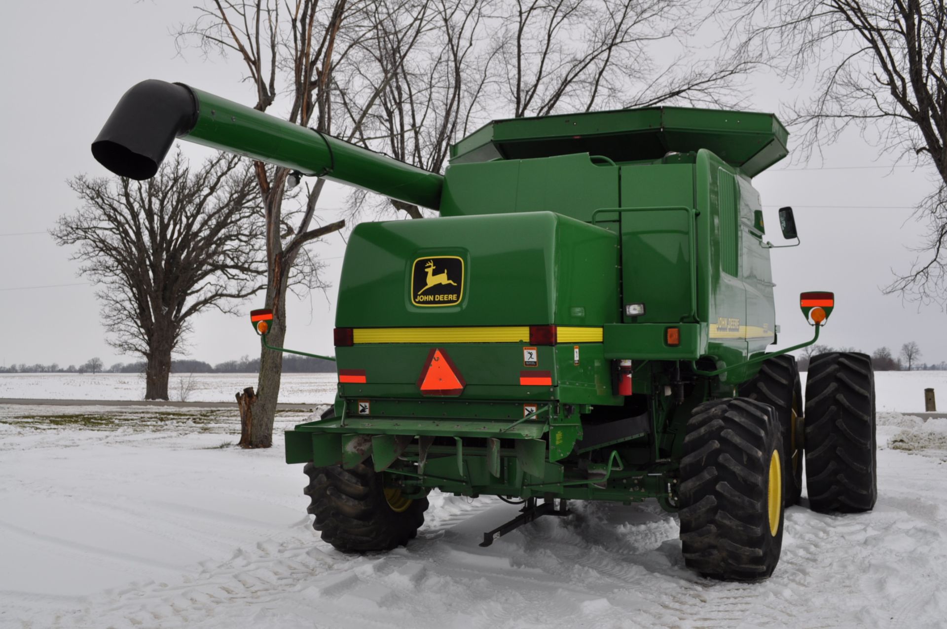 John Deere 9650 combine, 710/70 R 38 duals, 28L-26 rears, 4x4, bin ext, Raven auto steer, Contour - Image 3 of 49