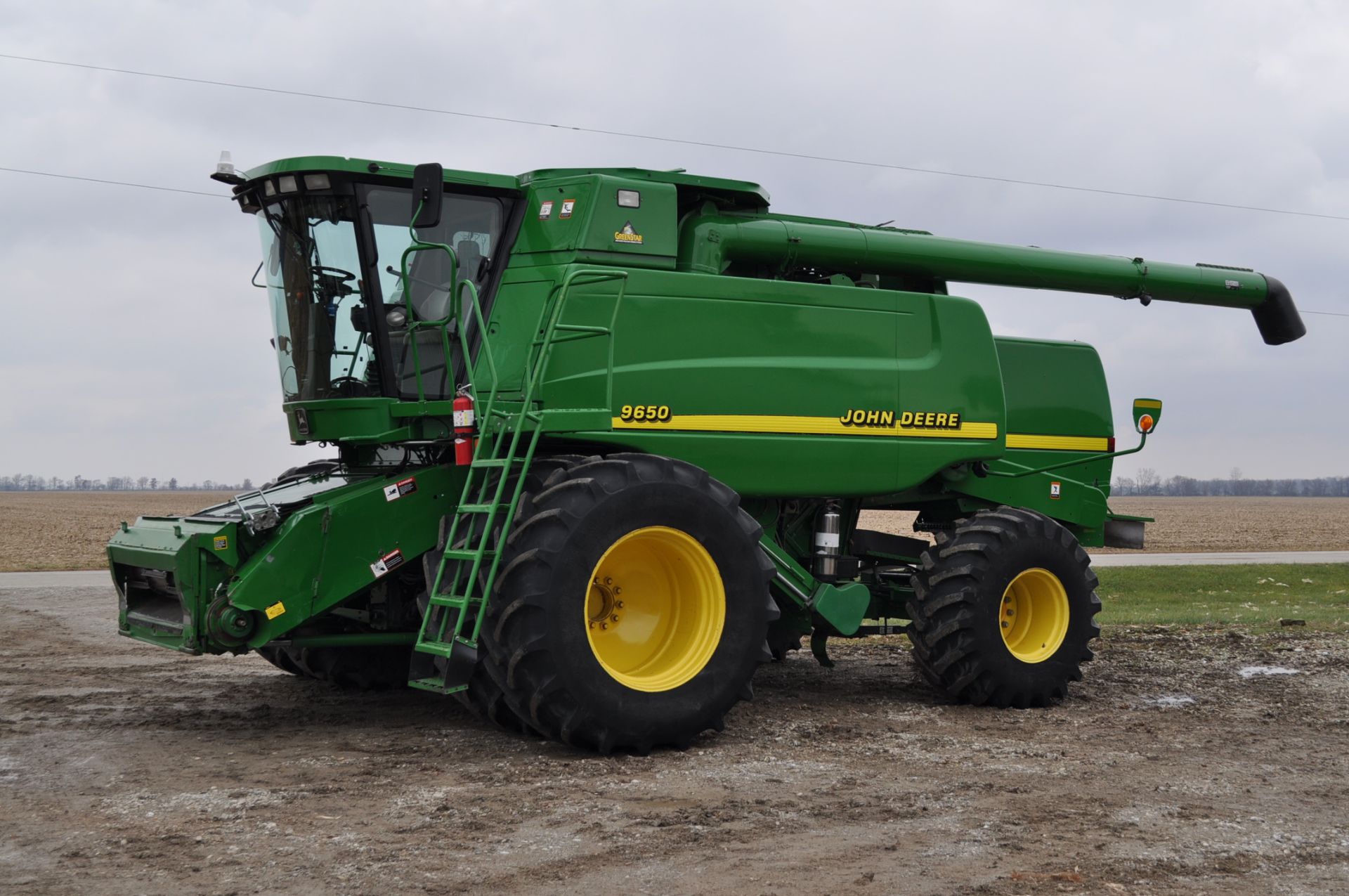 John Deere 9650 combine, 710/70 R 38 duals, 28L-26 rears, 4x4, bin ext, Raven auto steer, Contour - Image 34 of 49