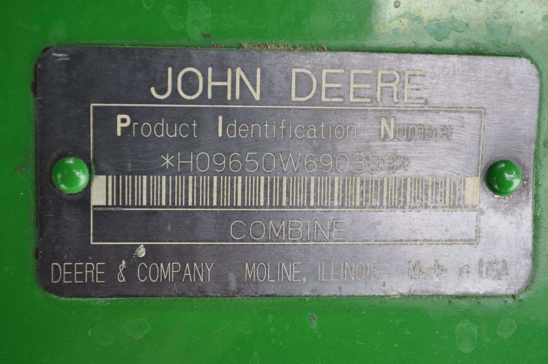 John Deere 9650 combine, 710/70 R 38 duals, 28L-26 rears, 4x4, bin ext, Raven auto steer, Contour - Image 20 of 49