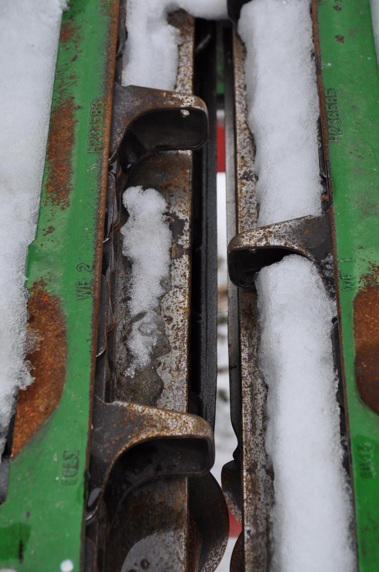 John Deere 608 C 8-row corn head, hyd deck plates, stubble lights, stalk stompers, SN 732142 - Image 5 of 7