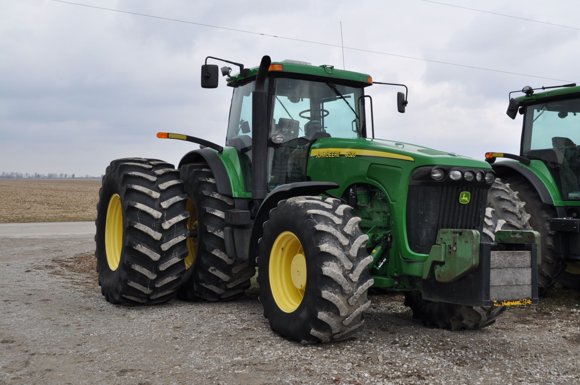 John Deere 8520 tractor, MFWD, ILS, 800/70 R 38 tires & duals, 600/70 R 30 front, PS, 3 pt, 1000 - Image 20 of 20