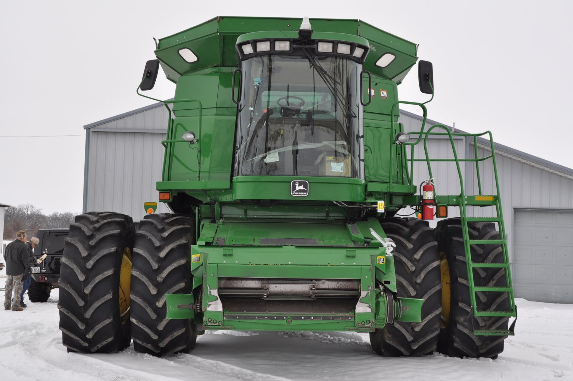 John Deere 9650 combine, 710/70 R 38 duals, 28L-26 rears, 4x4, bin ext, Raven auto steer, Contour - Image 6 of 49