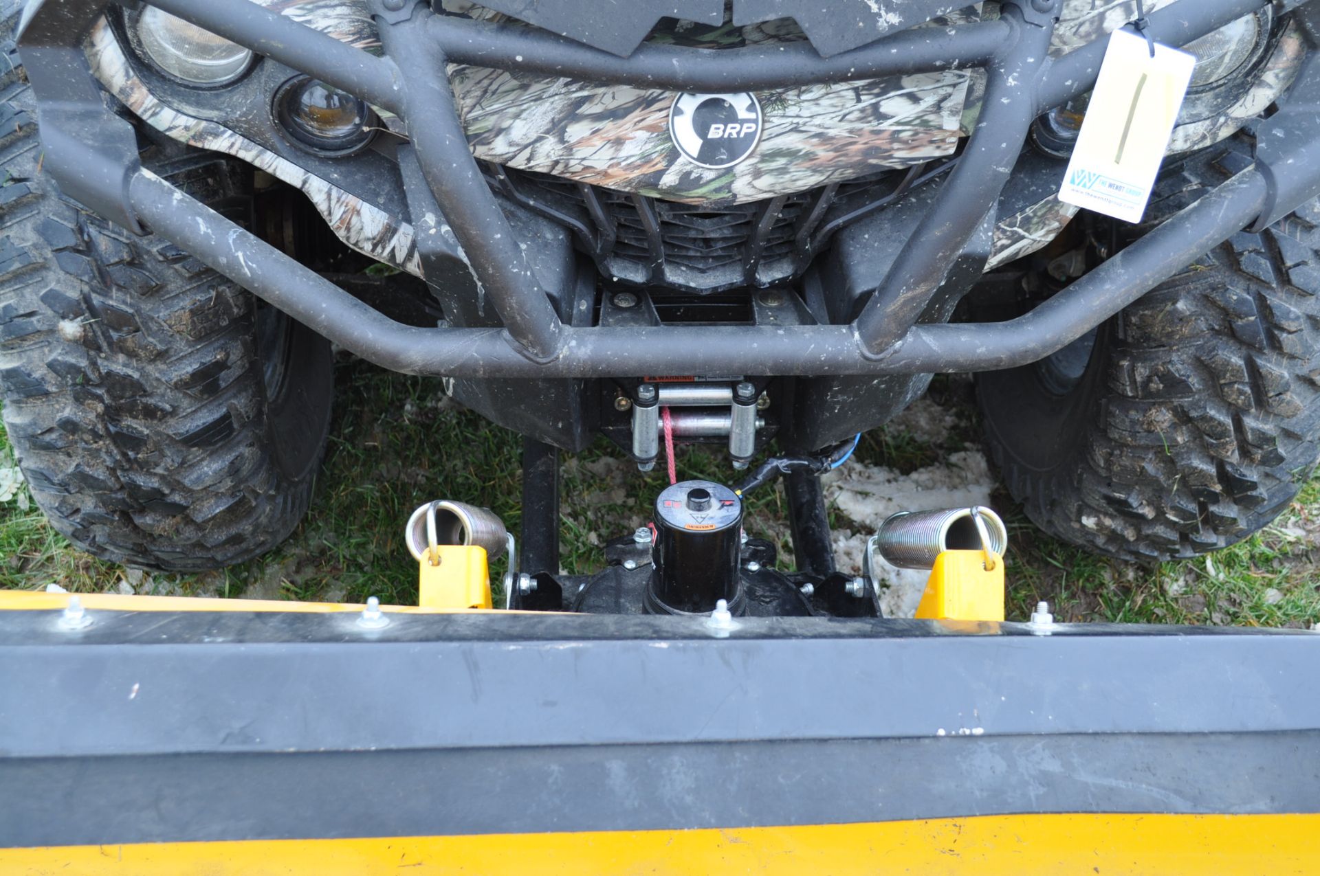 2013 Can-am Outlander 1000 X MR ATV, elec winch Model 5KDF, sells with snow plow, AT 30 x 10 R 14 - Image 8 of 19