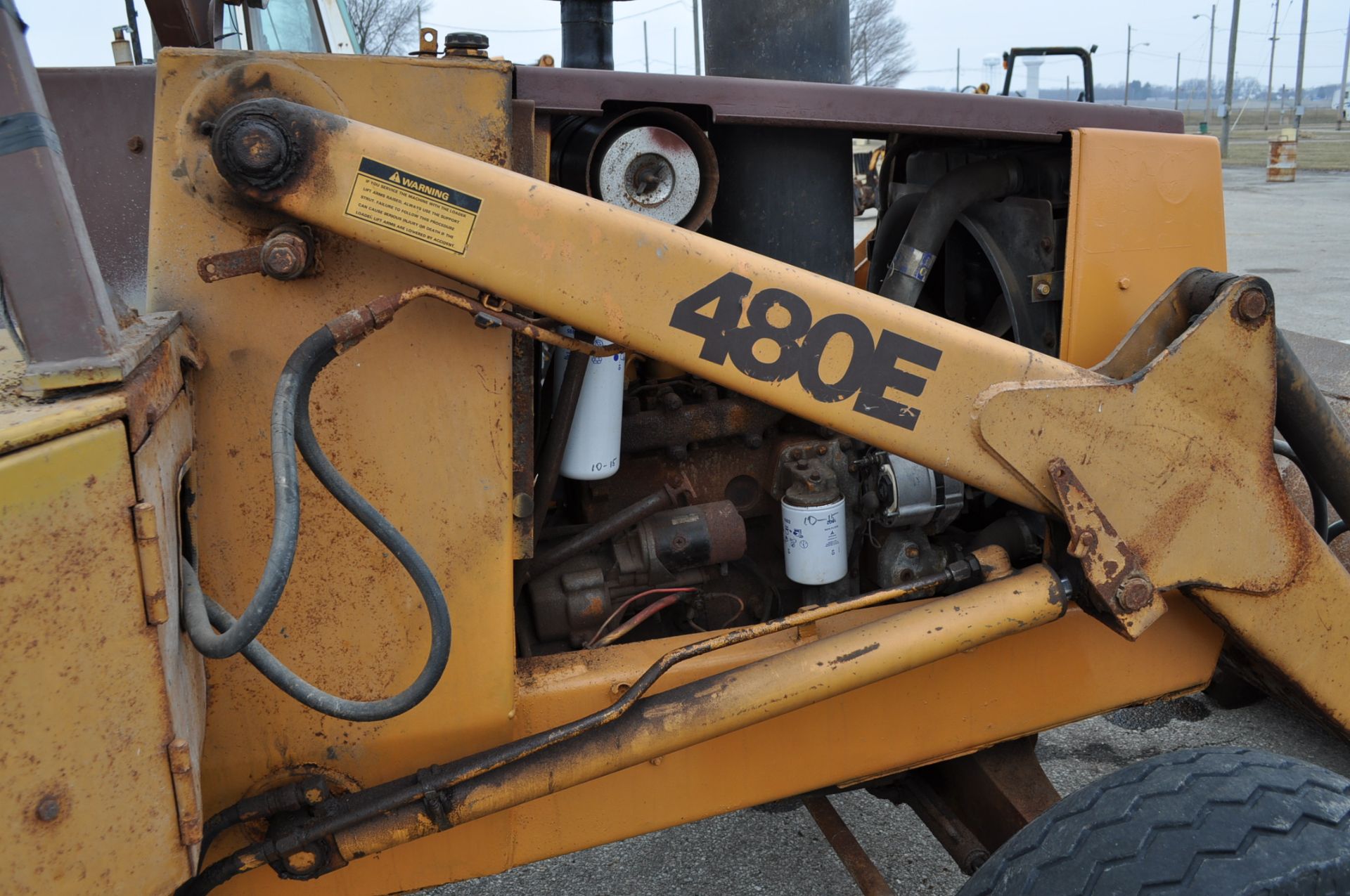 Case 480E Construction King loader tractor, diesel, ROPS, 7½’ bucket, SN JJG0001523 - Image 10 of 11