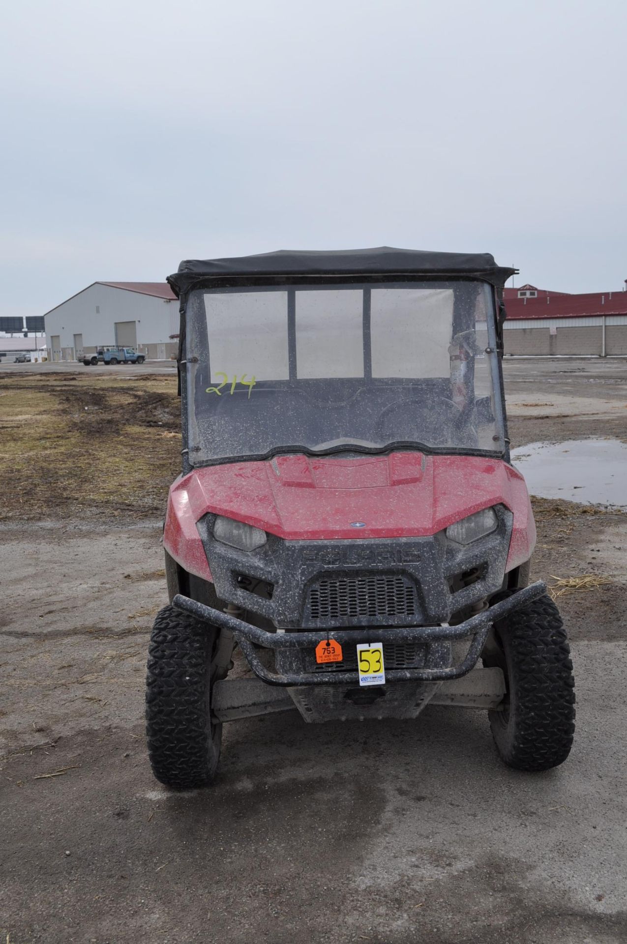 2010 Polaris Ranger 400 HD 4x4, gas, 1744 hrs, VIN 4XARH45A8AD829604 - Image 5 of 10