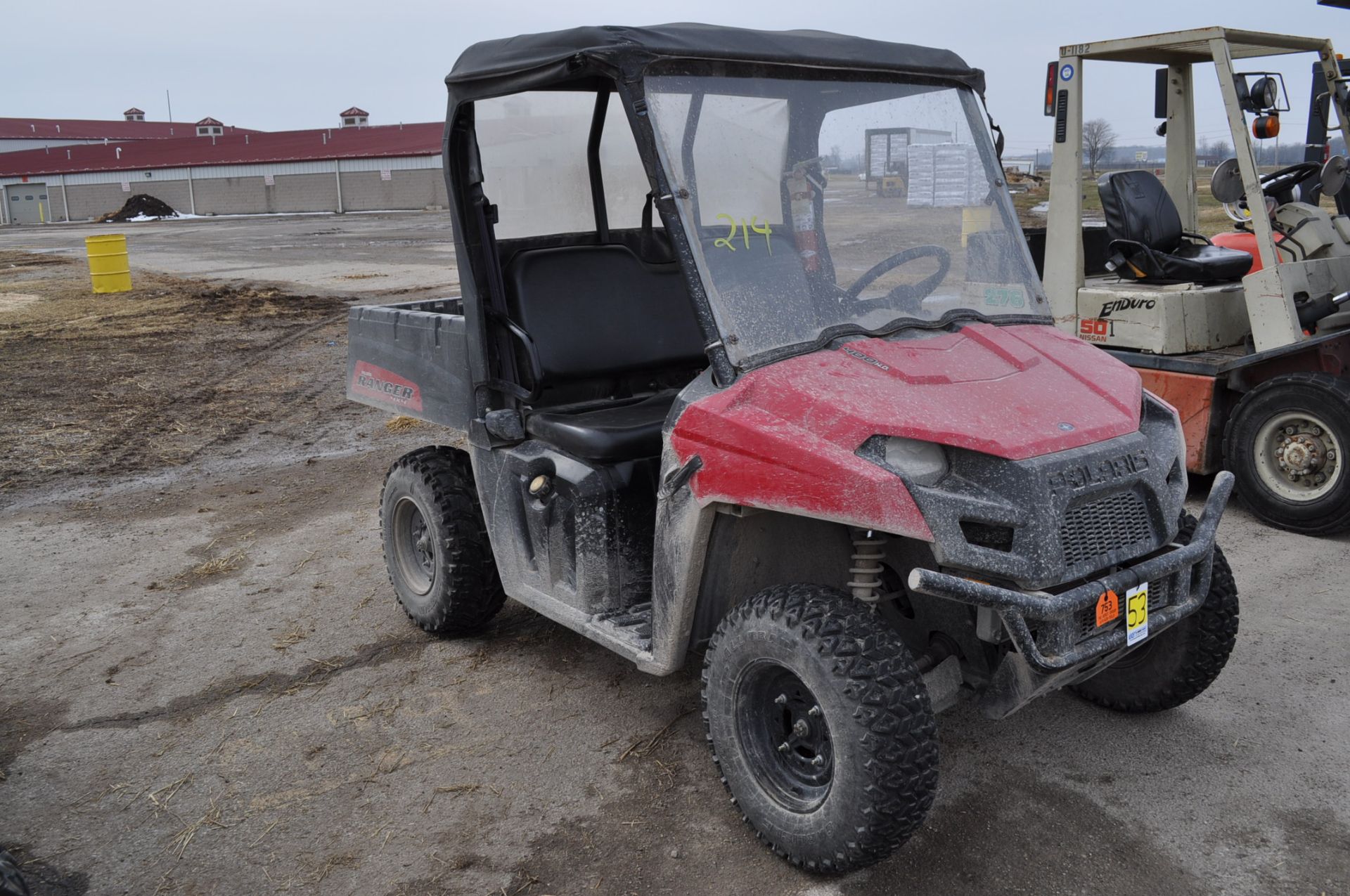 2010 Polaris Ranger 400 HD 4x4, gas, 1744 hrs, VIN 4XARH45A8AD829604 - Image 4 of 10