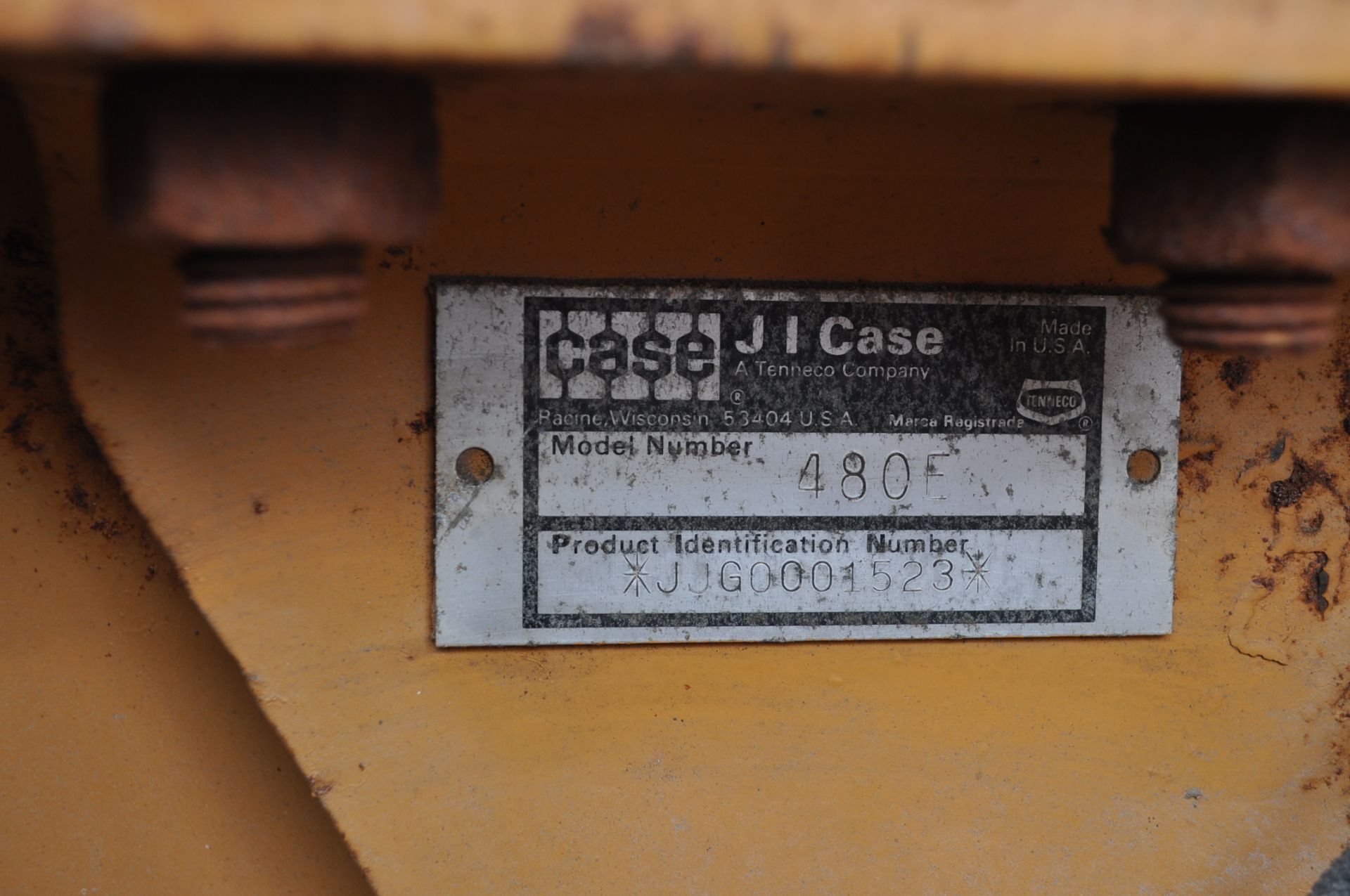 Case 480E Construction King loader tractor, diesel, ROPS, 7½’ bucket, SN JJG0001523 - Image 11 of 11