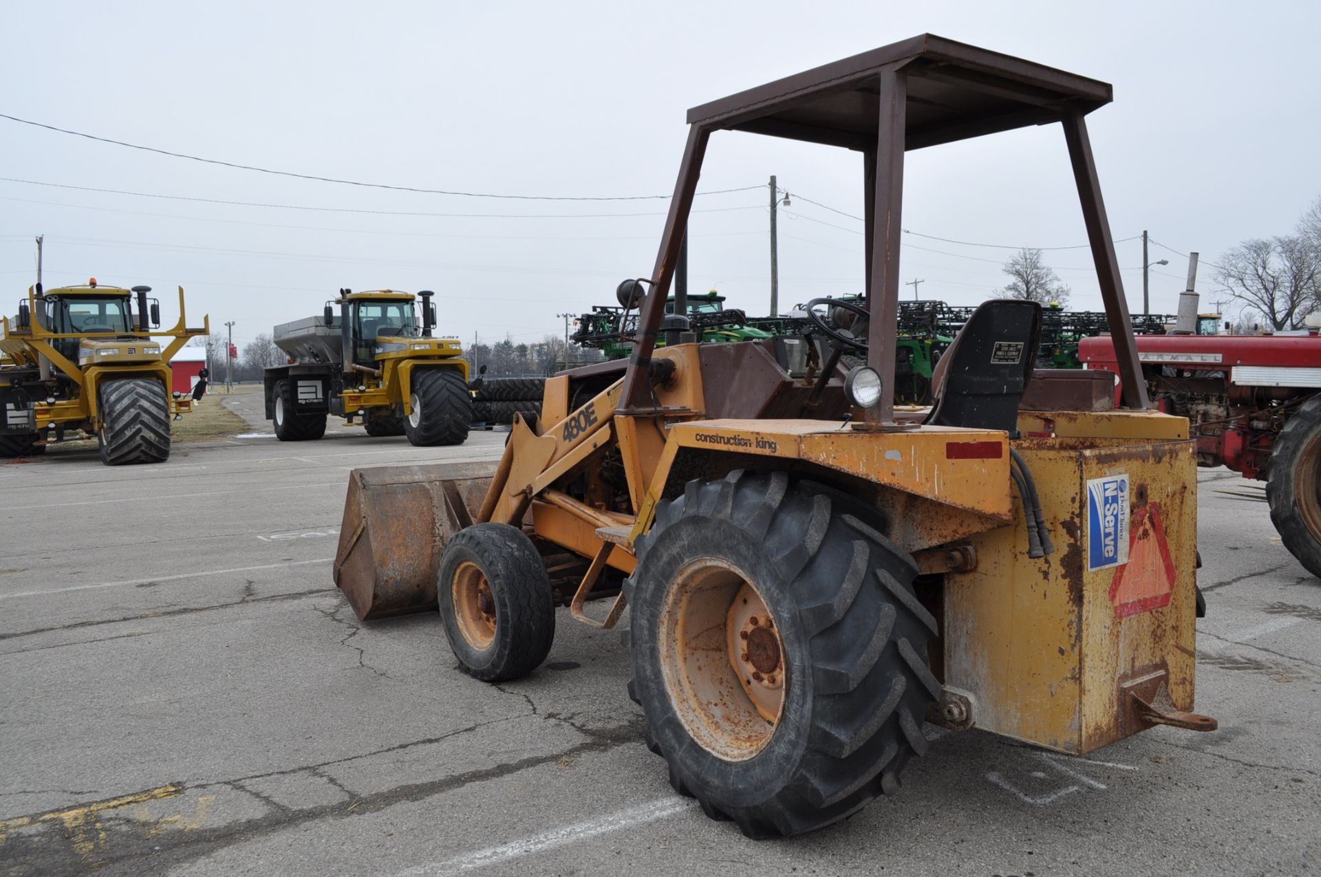 Case 480E Construction King loader tractor, diesel, ROPS, 7½’ bucket, SN JJG0001523 - Image 2 of 11