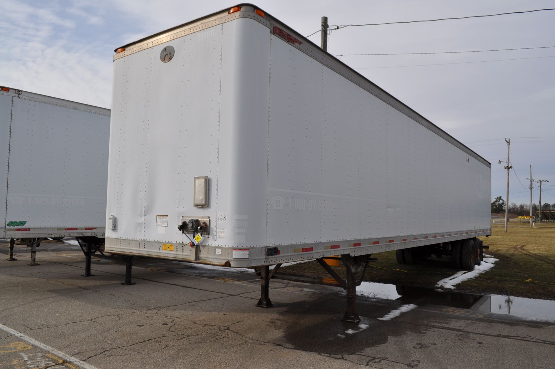 1999 Great Dane van-trailer, 53’x102”, roll-up door