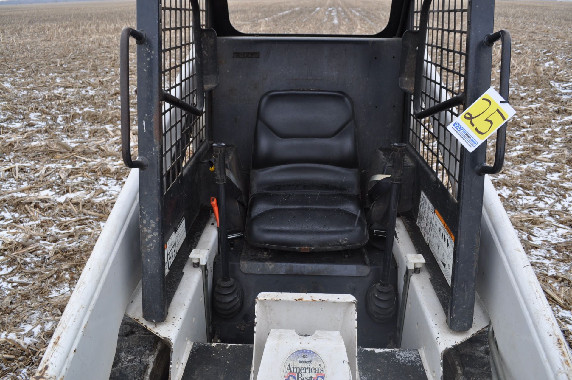 Bobcat 642B skid loader, gas, 5’ bucket, hand & foot controls, 2560 hrs - Image 10 of 12