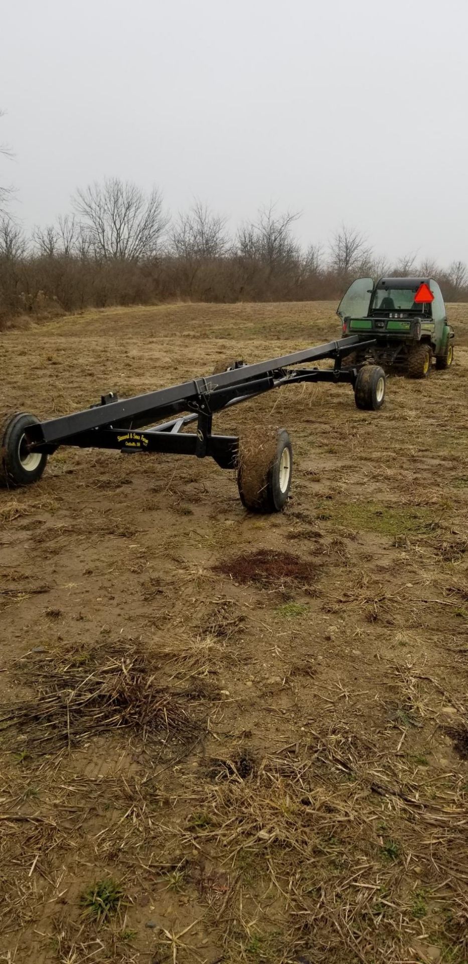 40’ Hauck header cart, Steward and Son Farms LLC - Circleville Ohio • (614) 206-2856 - Image 4 of 6