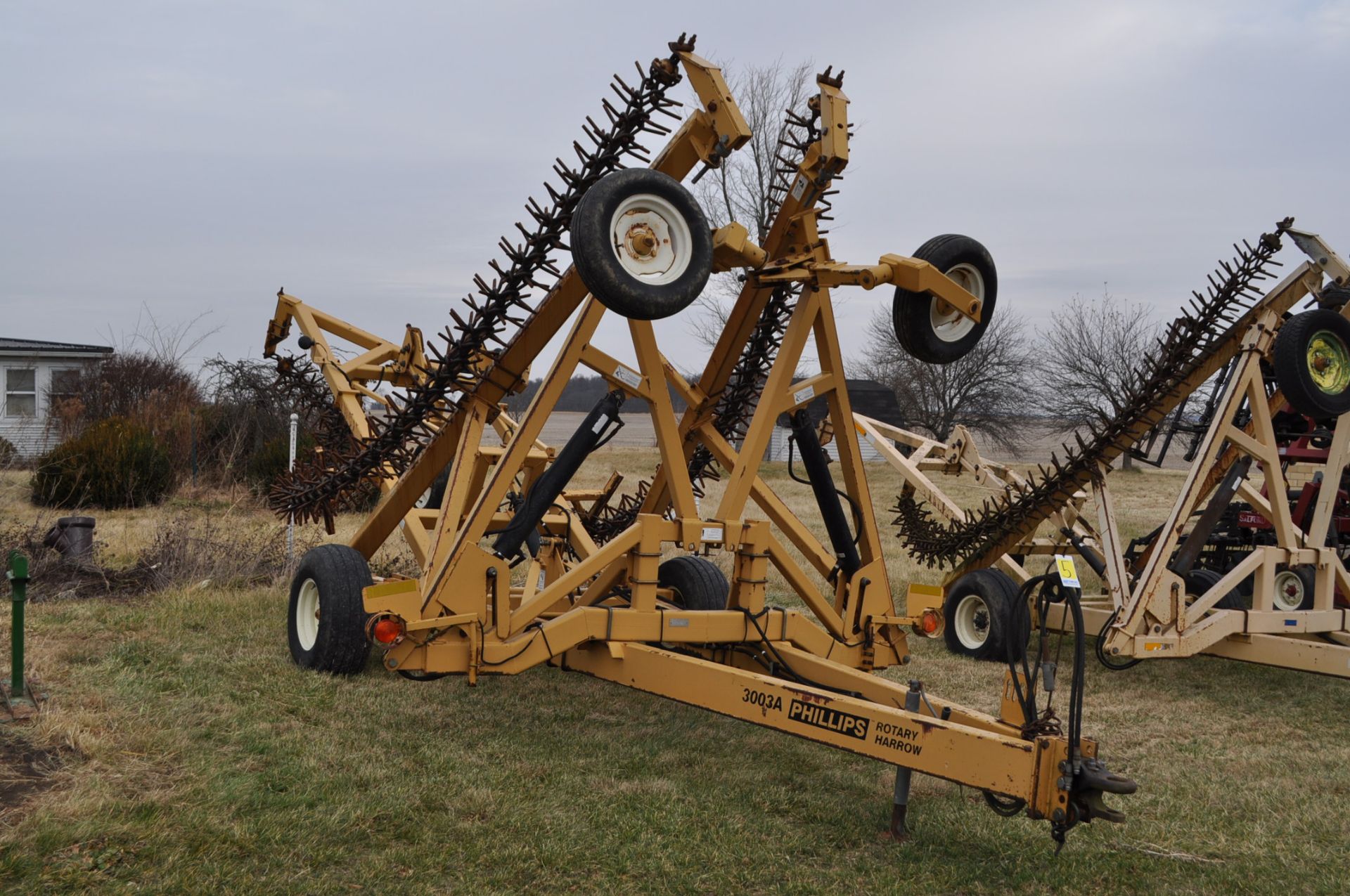 30’ Phillips 3003A rotary harrow, hyd fold, SN 30TA03036 - Image 4 of 7