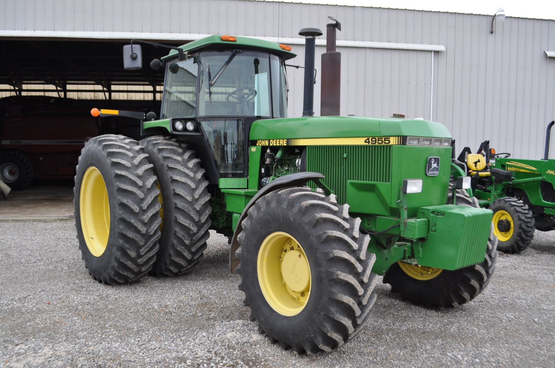 John Deere 4955 MFWD tractor, 20.8 R 42 duals, 18.4 R 26 front, 15 spd powershift, 3 hyd remotes, - Image 4 of 17