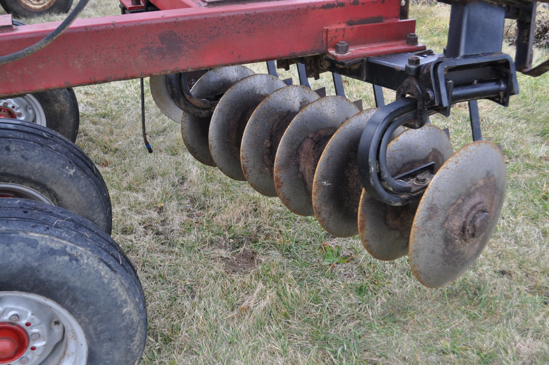 20’ Case International 496 disc harrow, 7 ½” spacing, rock flex, rear hitch, SN JAG0157188 - Image 6 of 10