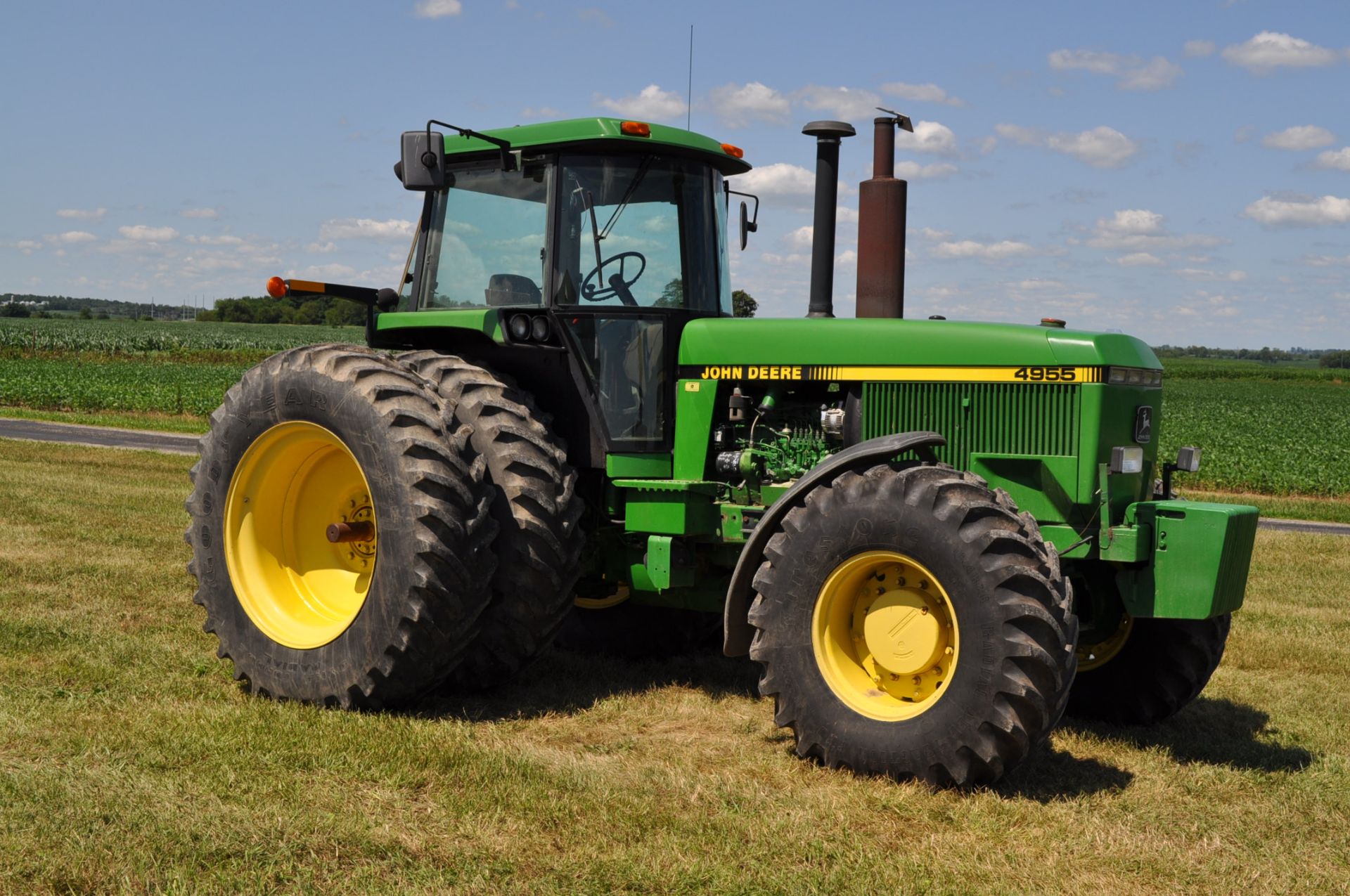 John Deere 4955 MFWD tractor, 20.8 R 42 duals, 18.4 R 26 front, 15 spd powershift, 3 hyd remotes, - Image 17 of 17