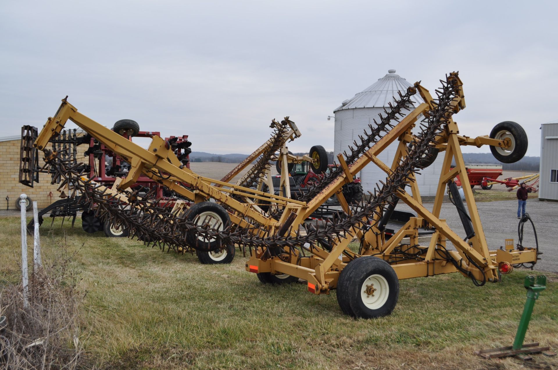 30’ Phillips 3003A rotary harrow, hyd fold, SN 30TA03036 - Image 3 of 7