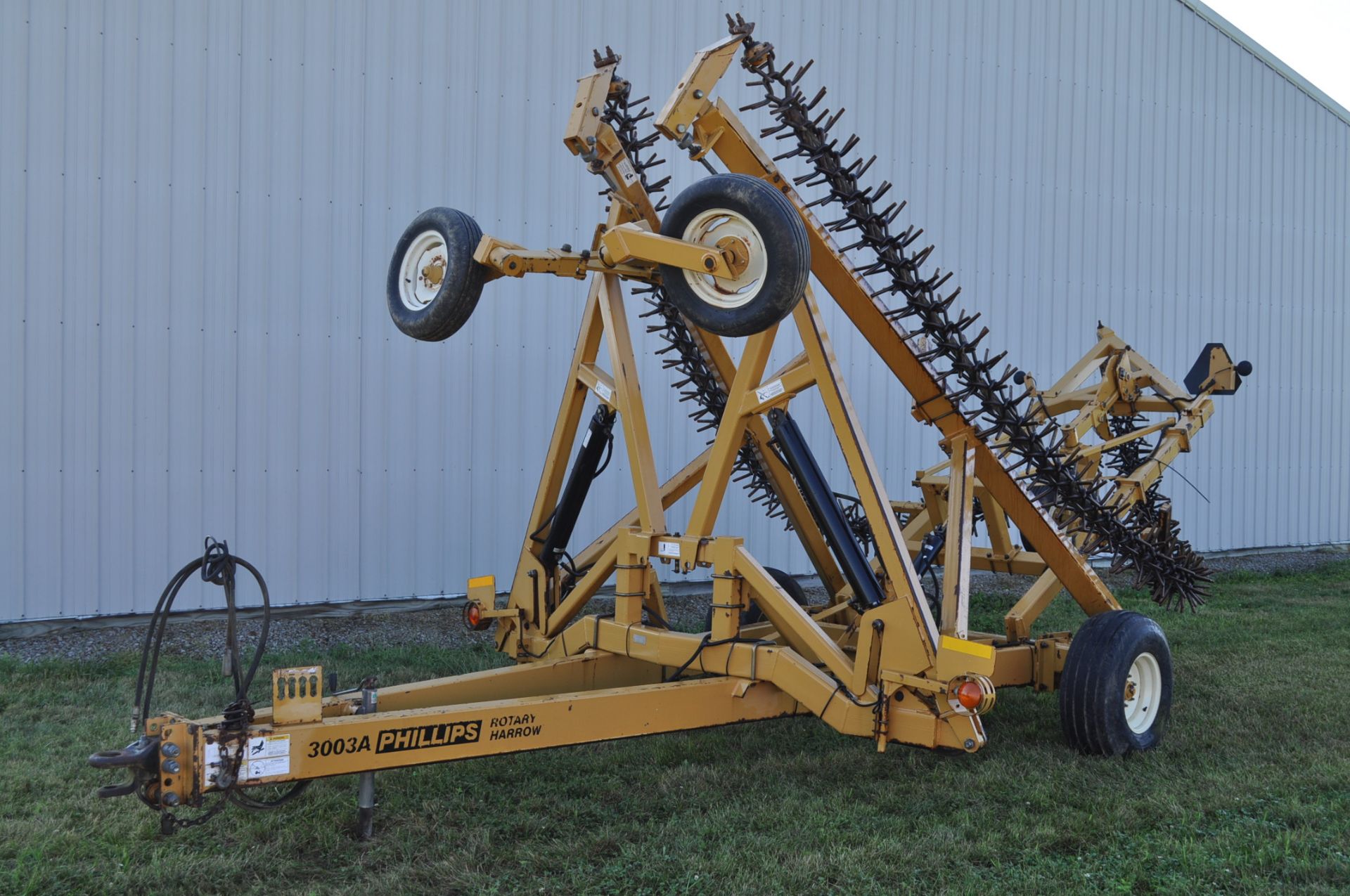 30’ Phillips 3003A rotary harrow, hyd fold, SN 30TA03036 - Image 7 of 7