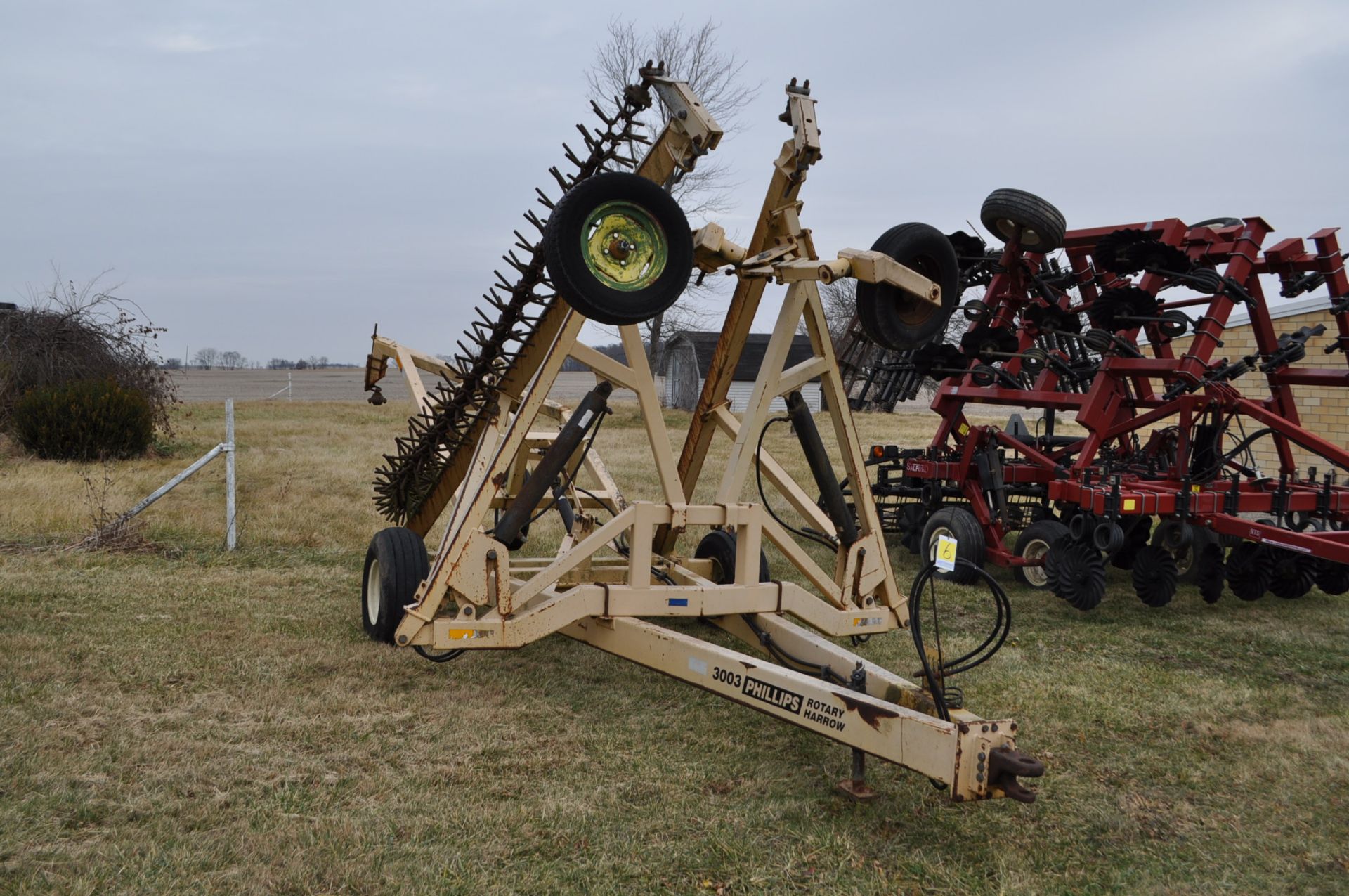 30' Phillips 3003 Rotary harrow, missing LH spiders and cable, SN 30T-99006 - Image 4 of 5