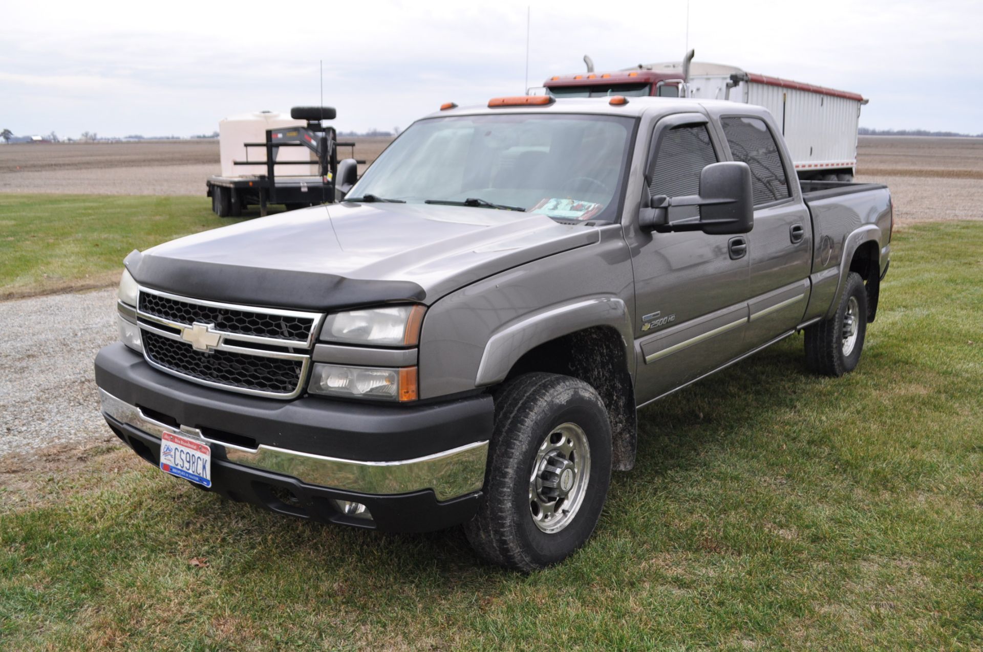 2006 Chevy 2500 HD Duramax pick-up truck, 4x4, short bed, auto, cloth interior, Rhino bed liner, B &