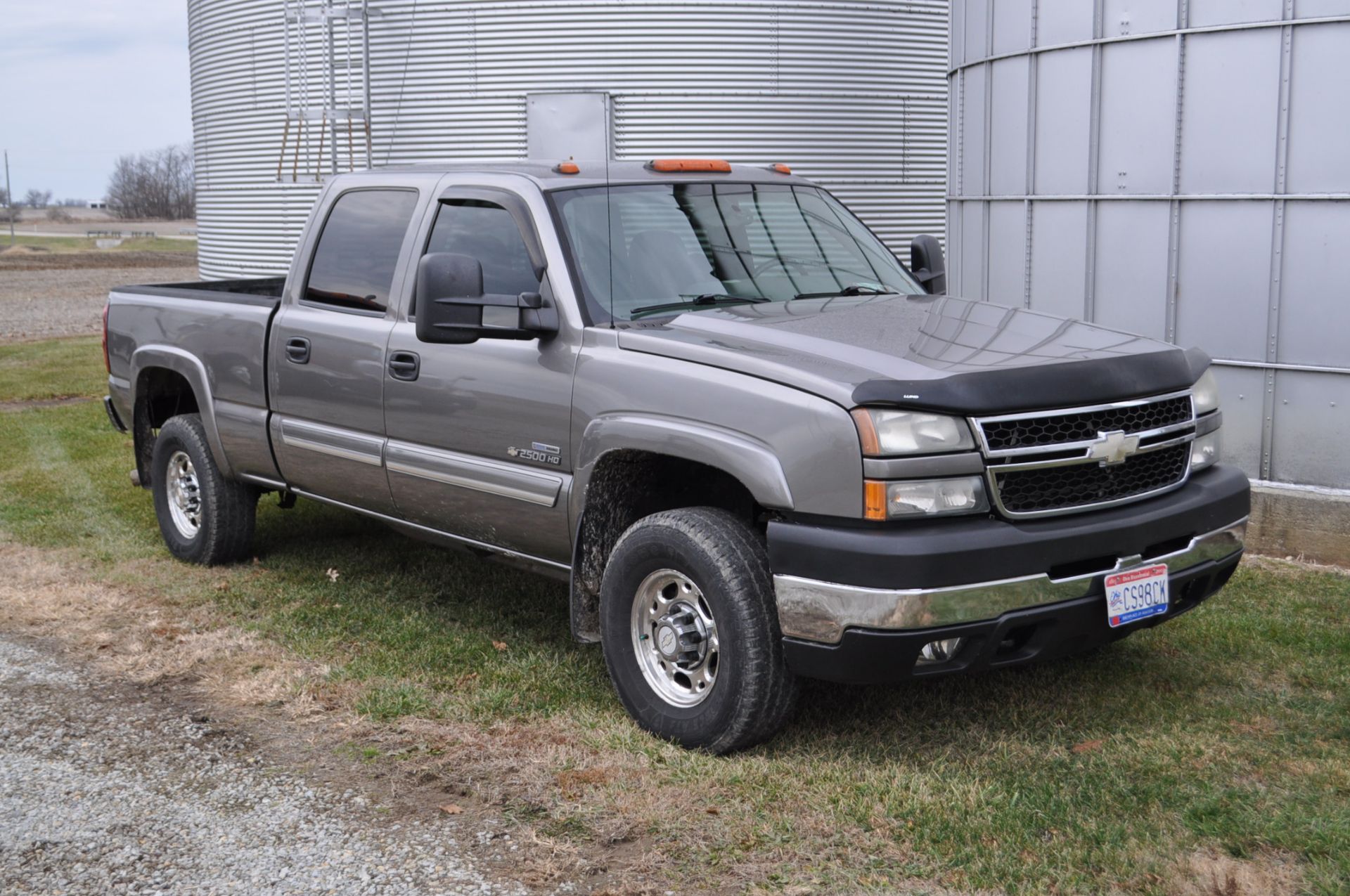 2006 Chevy 2500 HD Duramax pick-up truck, 4x4, short bed, auto, cloth interior, Rhino bed liner, B & - Image 4 of 20