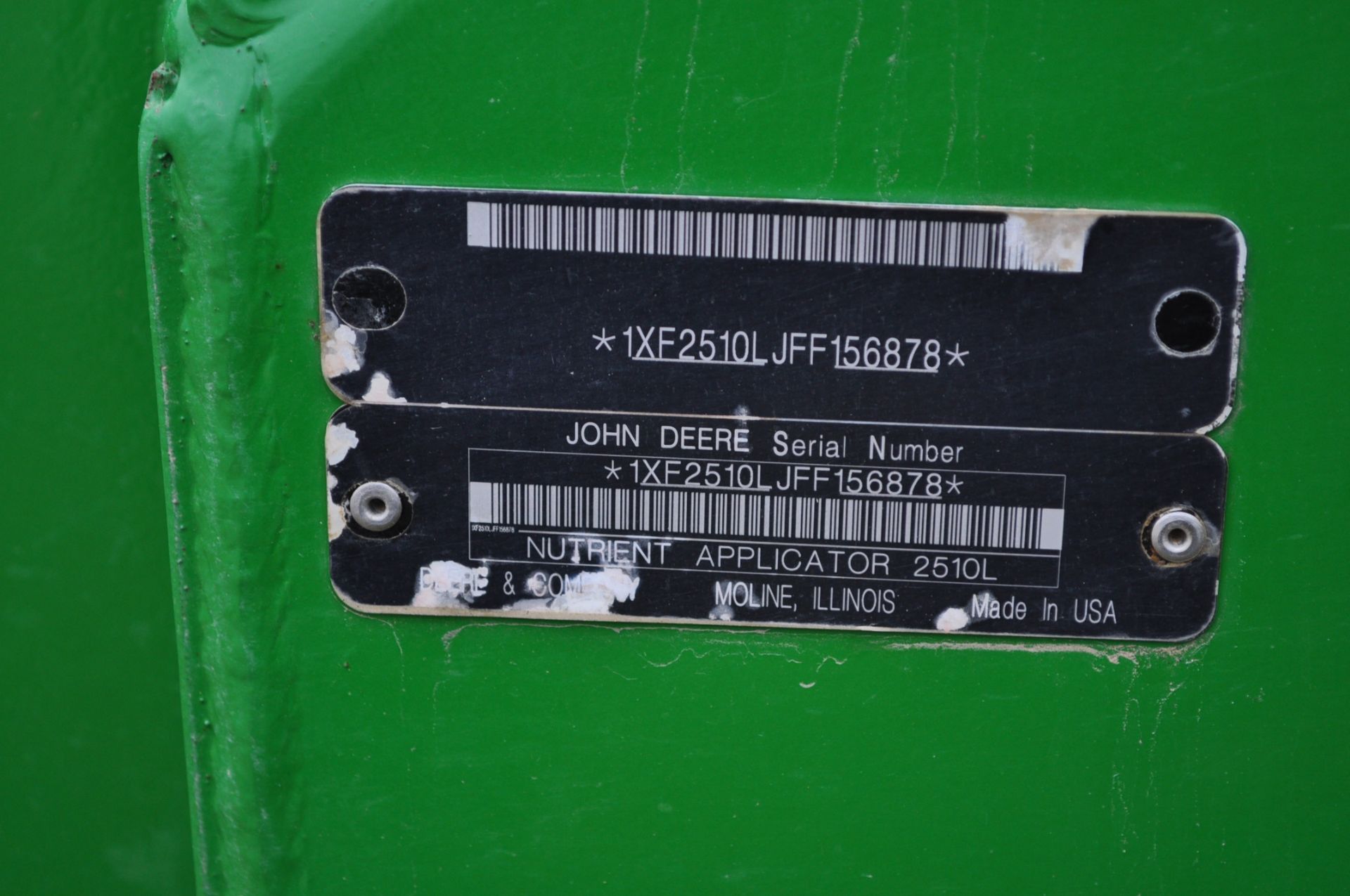 60’ John Deere 2510L 28% applicator, 25 coutler w/ knife, 5 section Green Star rate controller - Image 18 of 18