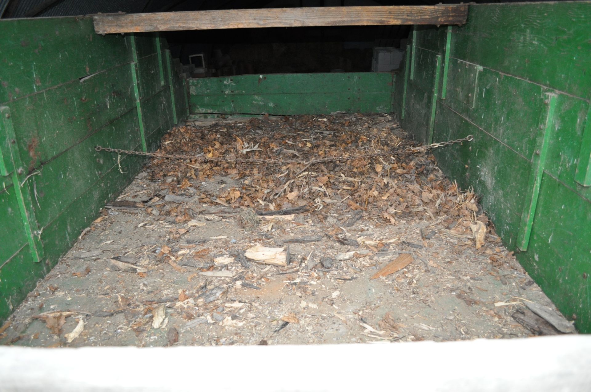 14’ wooden wagon, hyd dump, 7.00-15 tires - Image 3 of 3