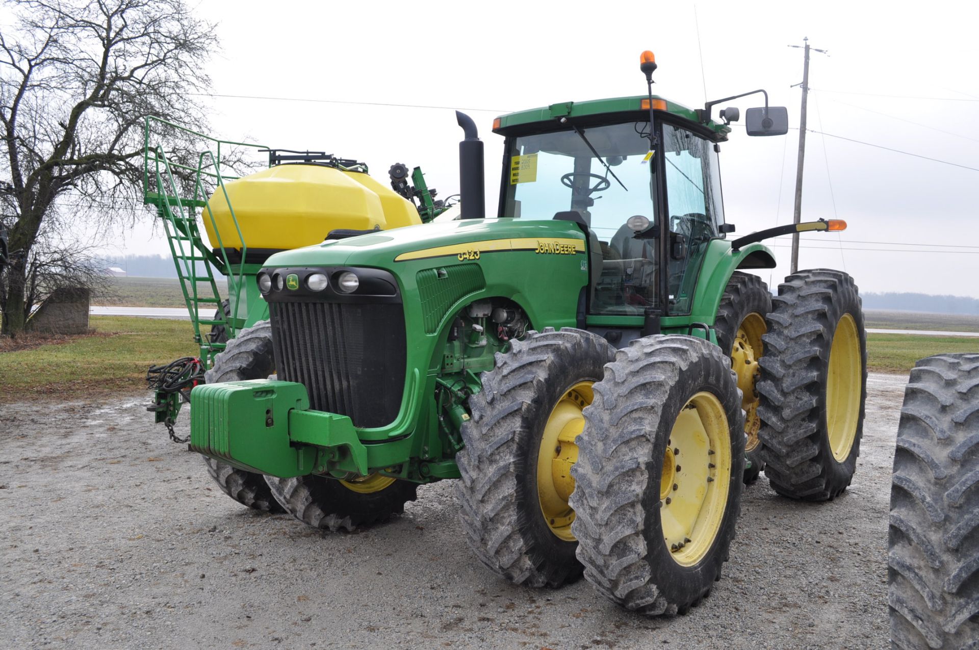 2005 John Deere 8420 MFWD Tractor, 480/80 R 46 duals, 380/85 R 34 front duals, ILS, power shift,