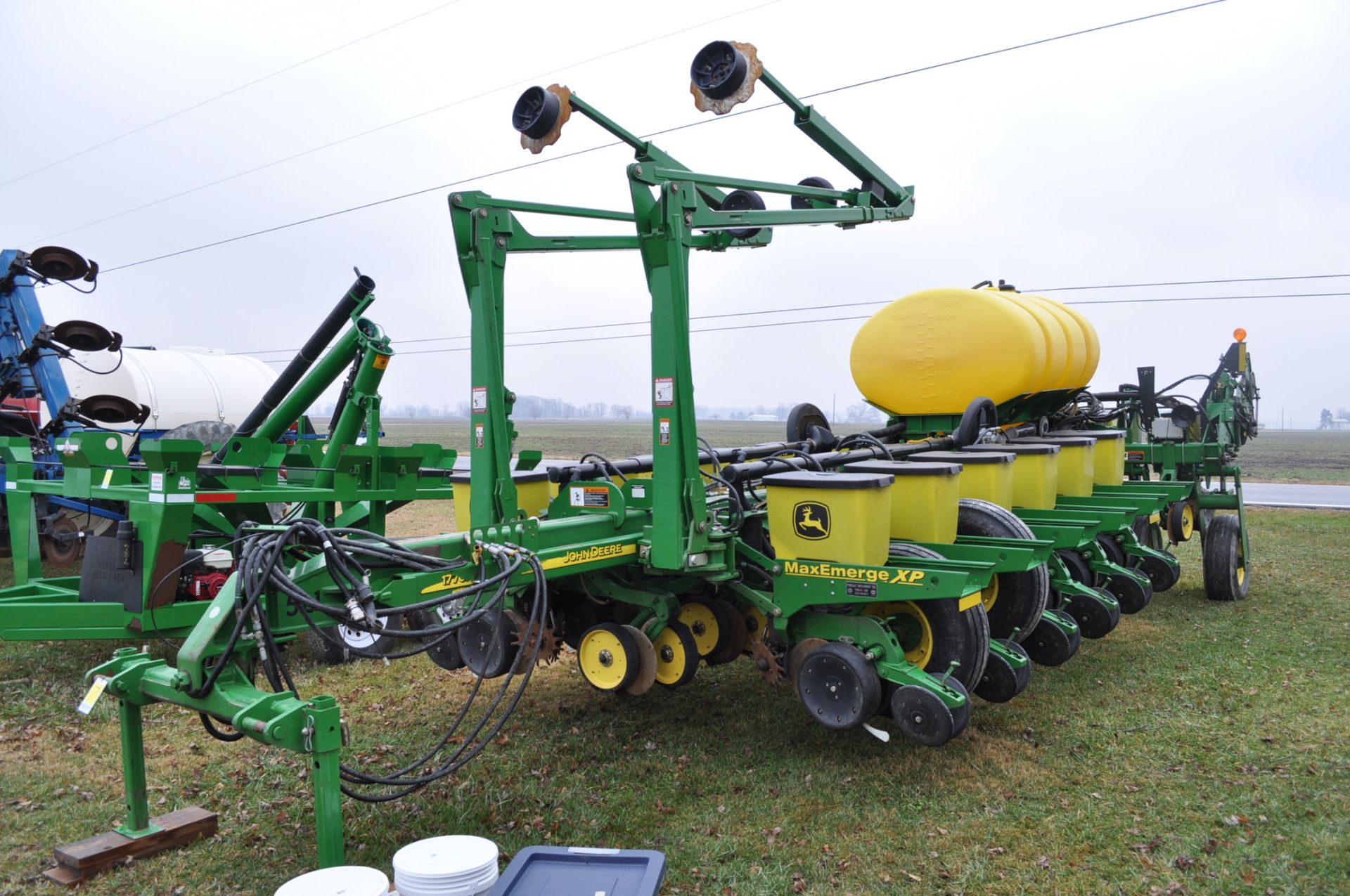 John Deere 1770 NT 16 Row Corn Planter. 30” rows, row boxes, pneumatic down pressure,