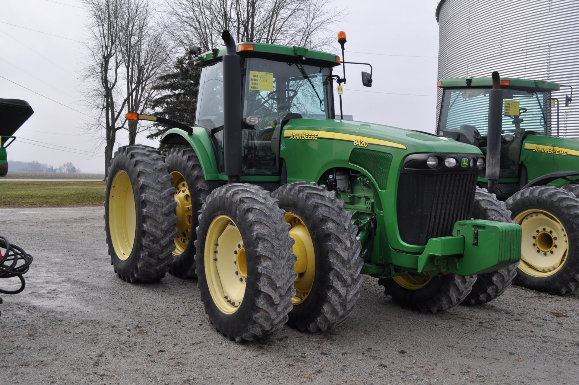 2005 John Deere 8420 MFWD Tractor, 480/80 R 46 duals, 380/85 R 34 front duals, ILS, power shift, - Image 4 of 25