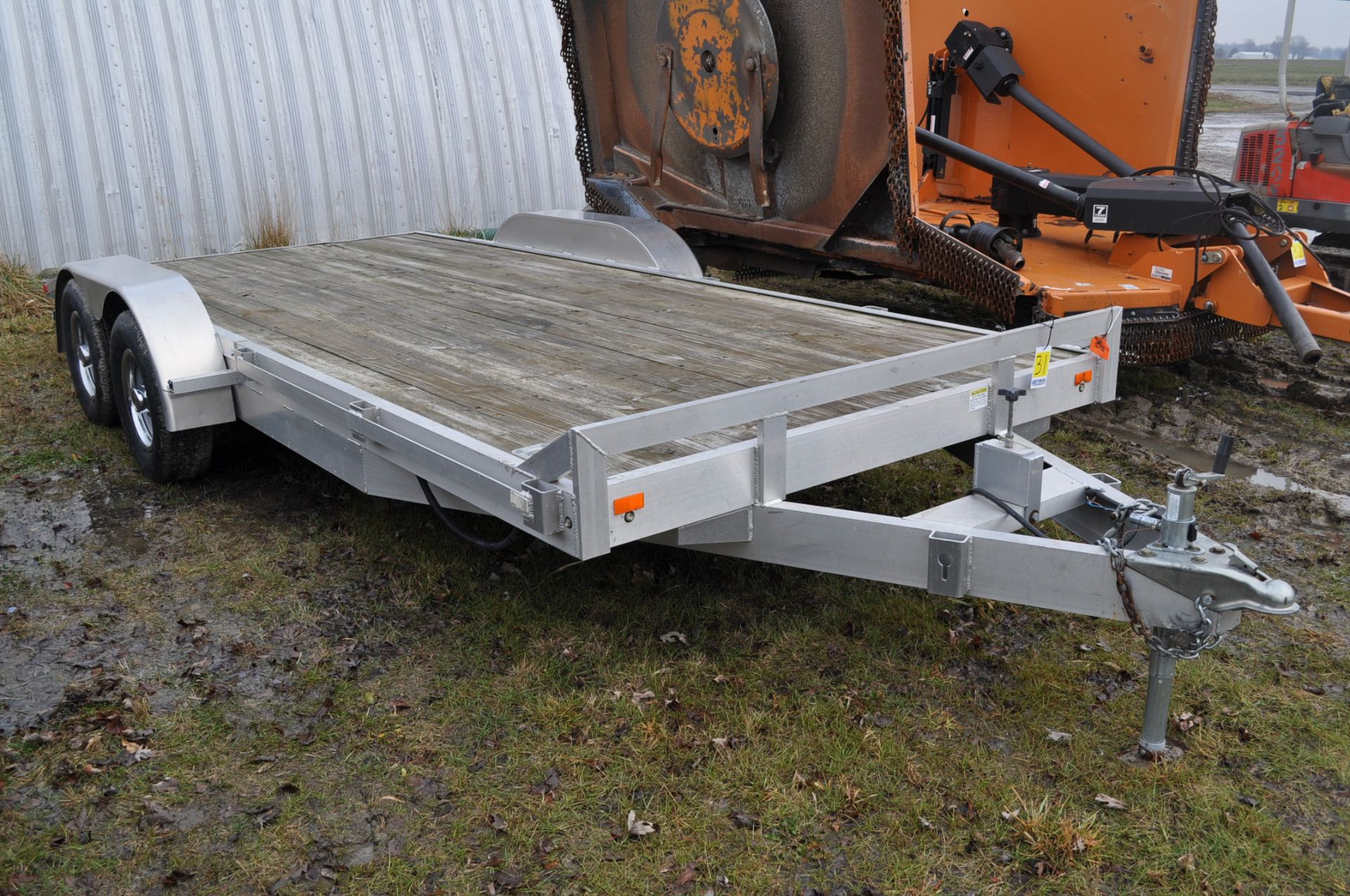 2013 American Hauler Aluminum Trailer, 16’ + 2’ Car Hauler, 82” wide, Aluminum ramps - Image 2 of 5