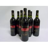 Spanish red wine: El Bombero Carinena Seleccion 15% Especial 2005, eight 750ml bottles. (8).