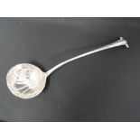 Silver soup ladle of Onslow pattern with shell bowl, 1899, 7½ oz.
