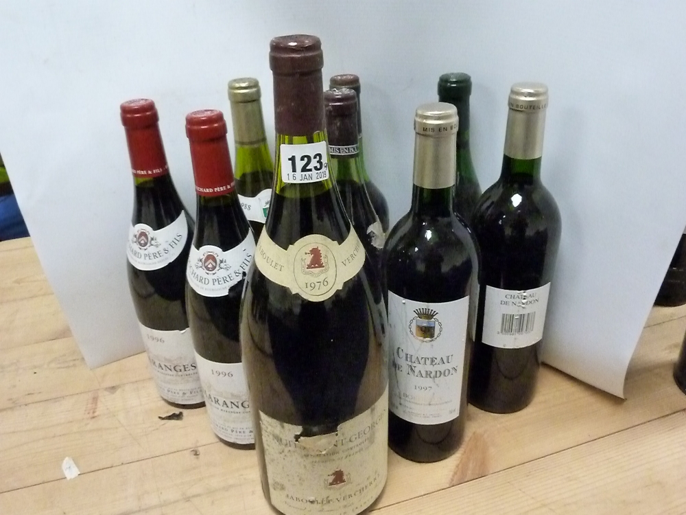 Bordeaux red wine: Magnum of Jaboulet-Vercherre Nuits-Saint-Georges 1976; three bottles of