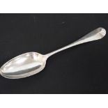 Silver plain tablespoon, marks not clear, c.1770.