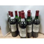 Bordeaux red wine: Berry Bros. & Rudd Chateau Haut-Bages-Monpelou Pauillac 1966, nine 75cl