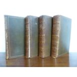 MOTLEY J. L. History of the United Netherlands. 4 vols. Brown morocco extra by Hatchards, wear &